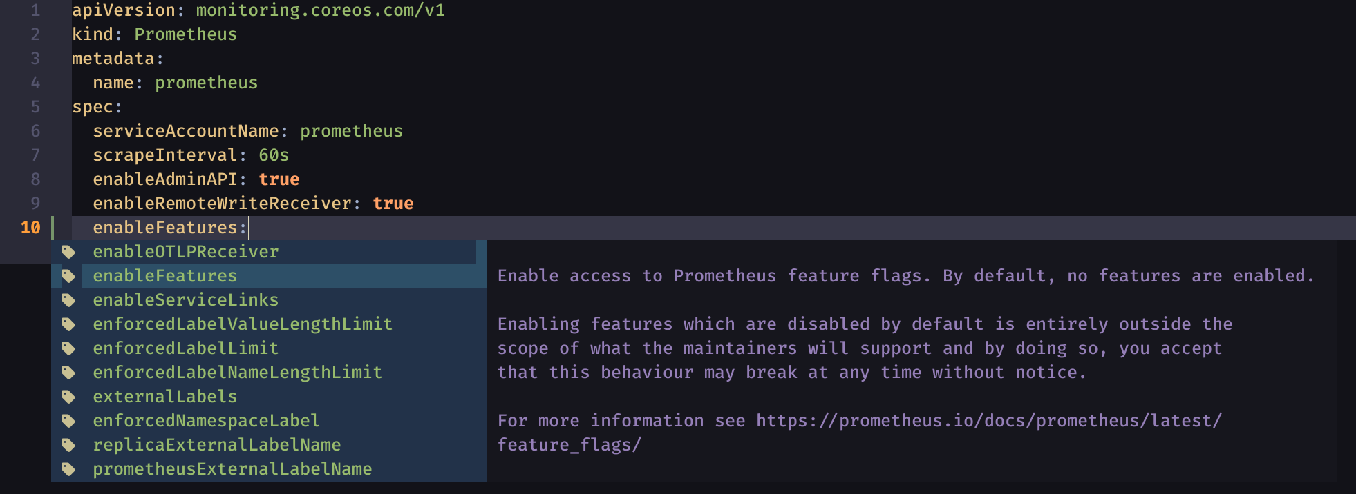 NeoVim Kubernetes crd
auto-completion